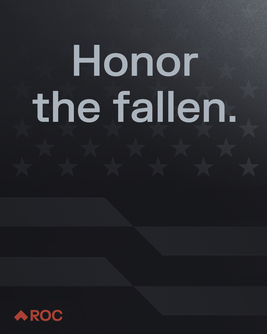 ROC_VisionaryAI's tweet photo. This #MemorialDay, the team at ROC joins the nation in honoring the brave men and women who made the ultimate sacrifice in service to our country. To the families of the fallen, we recognize your sacrifice and hold you in our thoughts. https://t.co/SvySD0yori