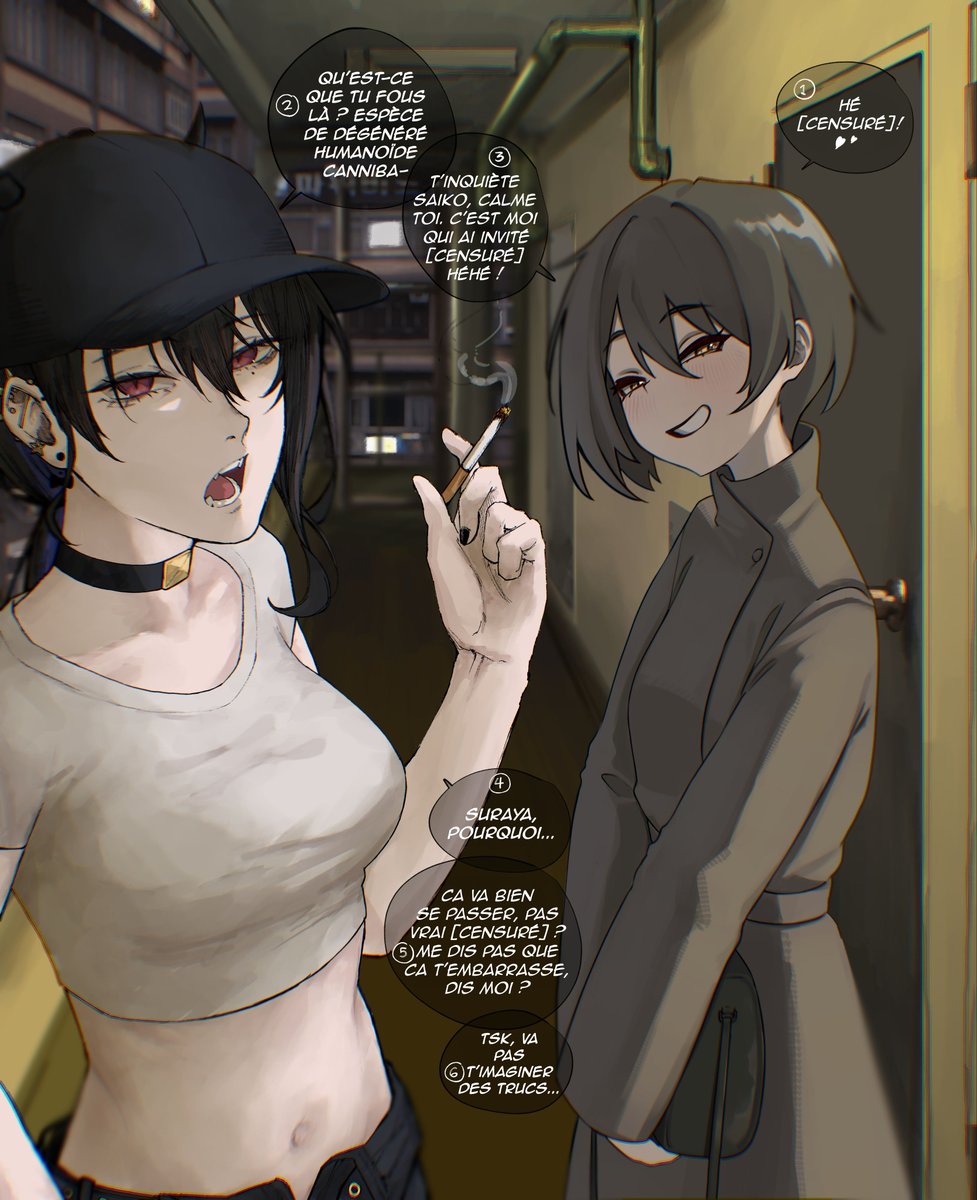 StelworMesiter's tweet photo. "La fois où j'ai rencontré une fille rustre qui ressemblait à mon oshi" Partie 5
#saikoRKGK #surayART https://t.co/xFPVm2J4Cy