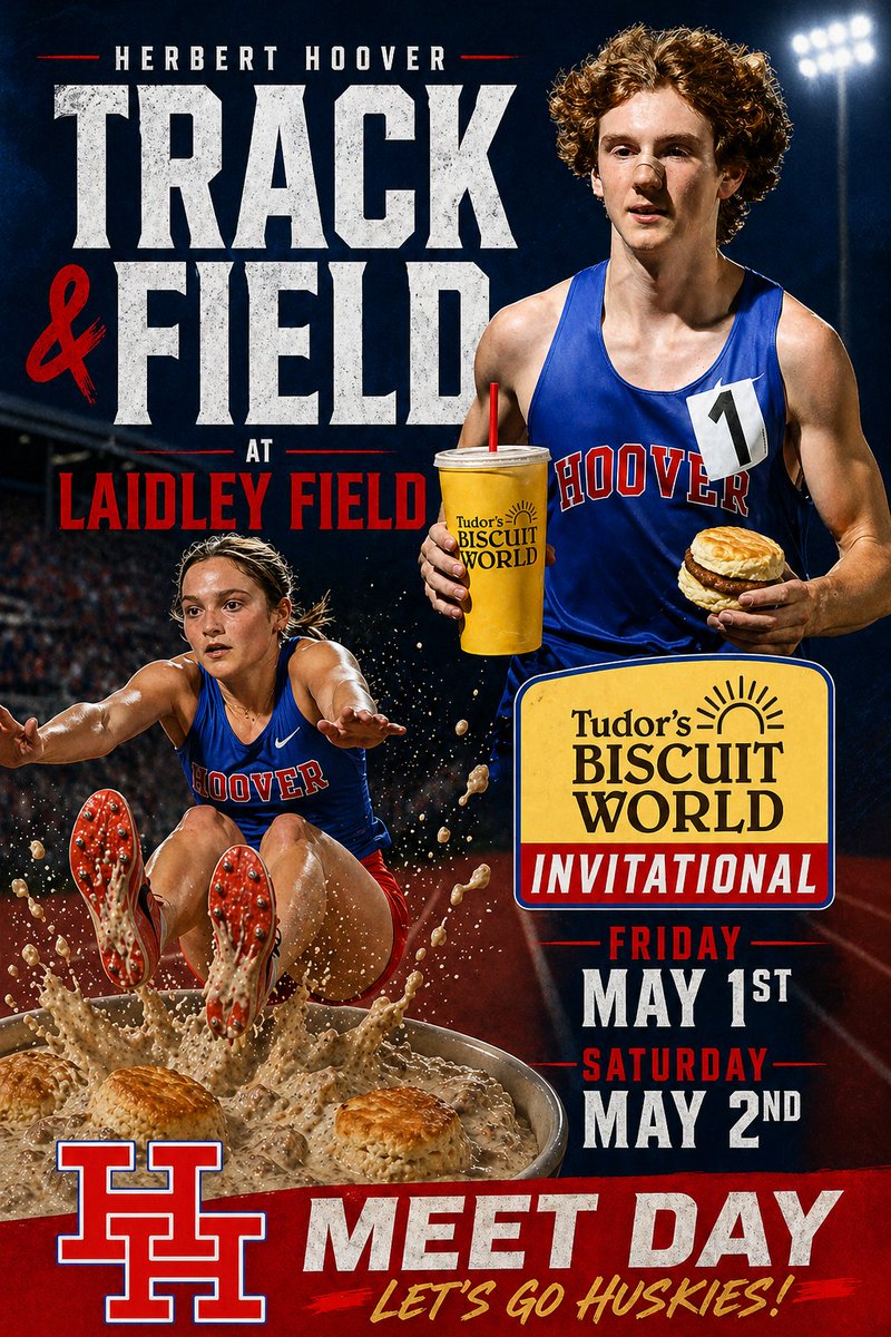 HHHS_Sports's tweet image. Herbert Hoover Track and Field will compete in the Tudor's Biscuit World Relays today and tomorrow at Laidley Field. Good Luck Huskies and bring home the gravy!! #TheRiver #GoHuskies #bigtater