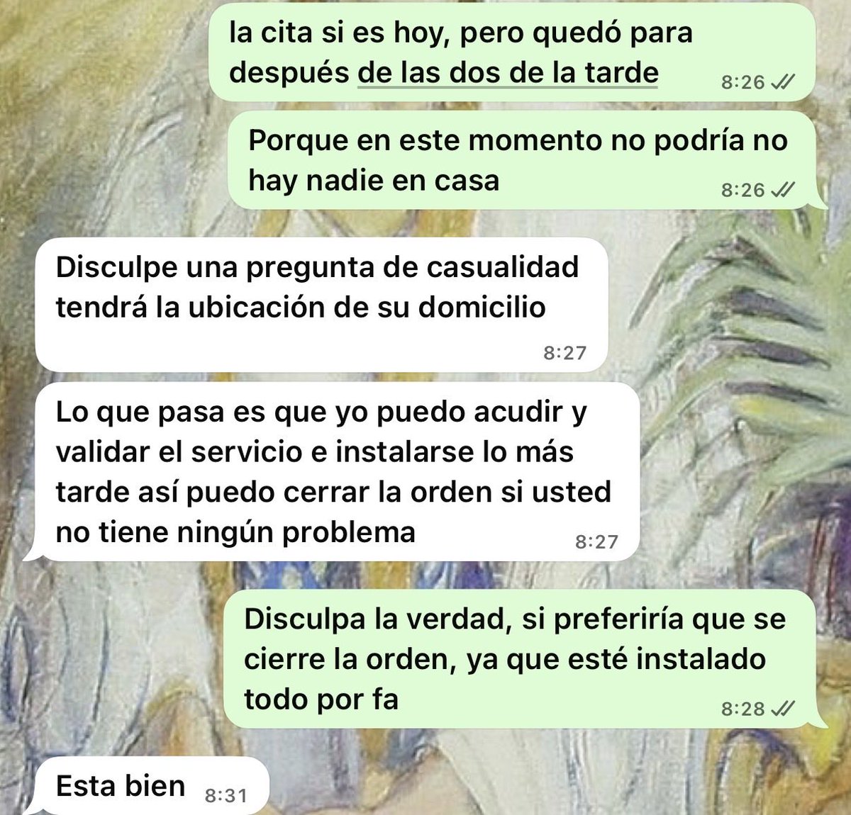 peachycheeks92's tweet photo. @TELMEXSoluciona @Telmex es normal que sus técnicos pidan la dirección para venir a cerrar una orden de cambio de domicilio sin hacer el servicio? 
PD: con hoy serán 2 días sin internet porque no se presentó el técnico. https://t.co/QBw8cm6flT