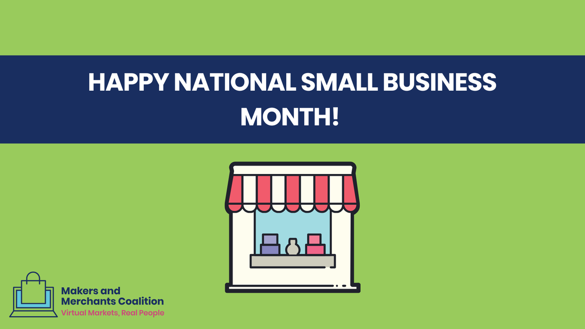 MaMcoalition's tweet photo. Happy #NationalSmallBusinessMonth!

The over 36 million small businesses in our country are economic powerhouses: they employ more than 60 million workers and represent around 45% of our nation's workforce. https://t.co/SgQiCQhHua