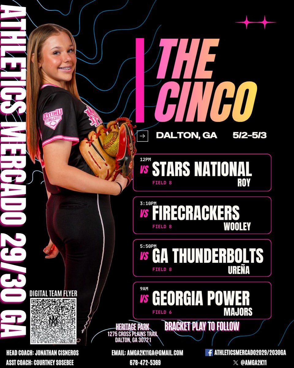 AMGA2K11's tweet image. 🚨 Tournament Alert 🚨
We are headed to Dalton for The Cinco!
Excited to watch them show up, play hard, and have fun doing it. #dontsuck