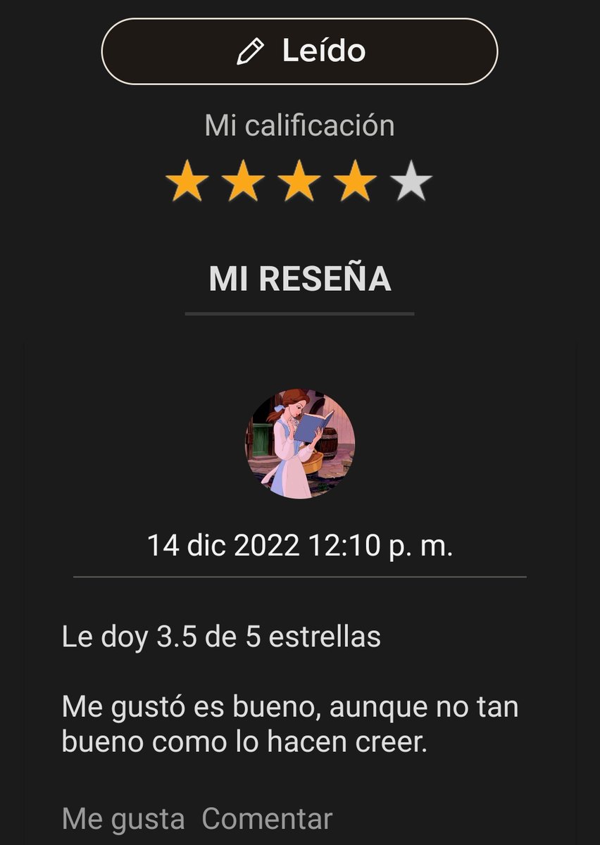 Confío en mi yo del pasado que le dió está calificación a Verity y por eso ni me acuerdo de que va