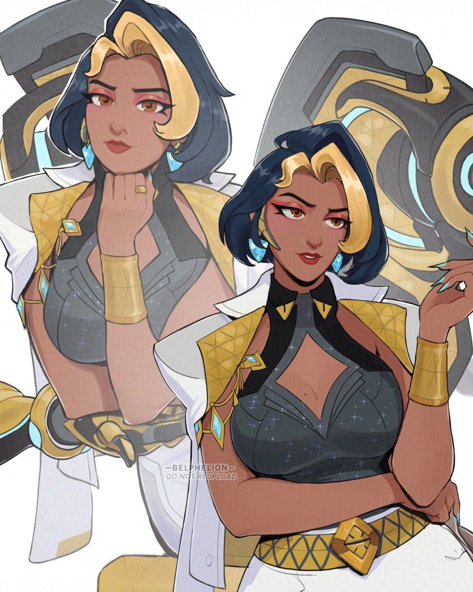 belphelion's tweet image. our queen of sass Domina 💅💠 #overwatch #fanart