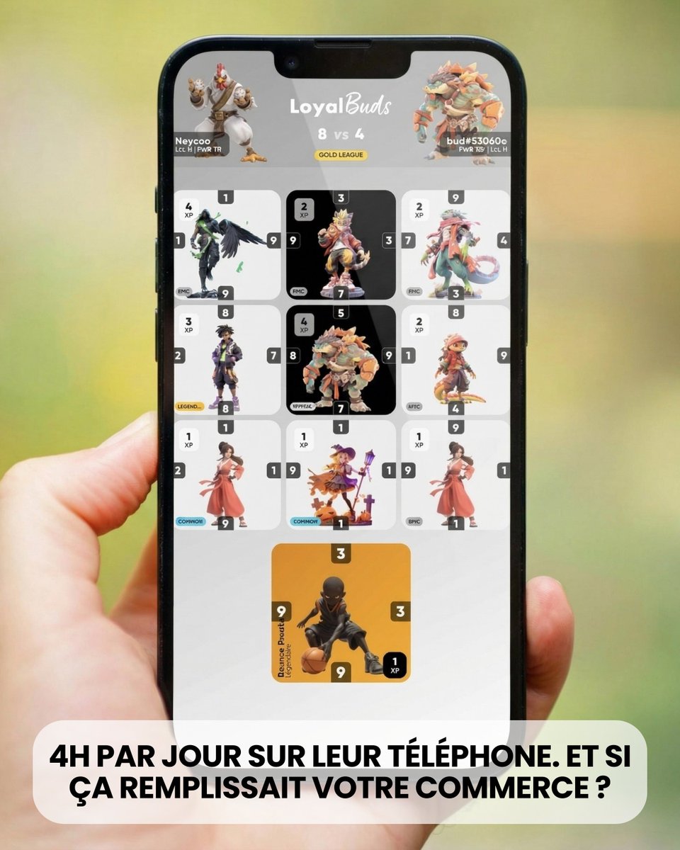 LoyalBuds's tweet photo. Les Français passent 4h par jour sur leur téléphone. 📱

Dans la rue, les têtes sont baissées et vos vitrines deviennent invisibles. Le constat est cruel.

Mais et si on utilisait cet écran pour remplir votre commerce de proximité ? Voici comment 🧵👇 https://t.co/DCApyNvY3H