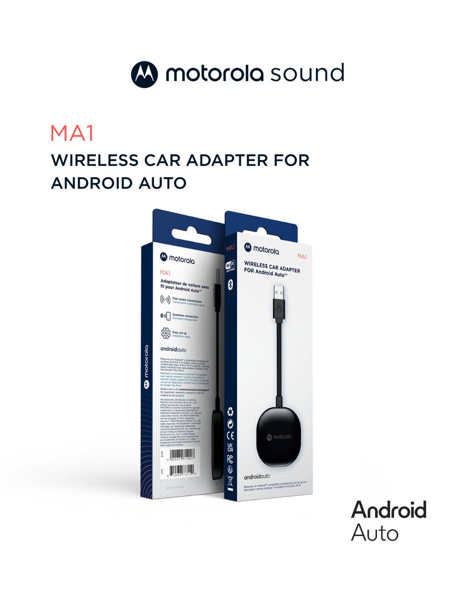 motorolasound's tweet image. Windows downs, music up!

We love spring road trips ☀️🚗🎶

Shop now 👉🏻 geni.us/motorolama1

#RoadTrip #CarTech #MA1 #WirelessCarPlay #androidauto