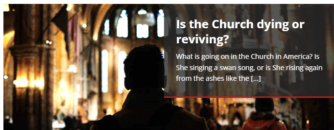 davidpdeavel's tweet photo. My latest: How can both trends be happening at the same time? The answer is probably obvious to most Catholics who have been around for a while.

Link in replies. https://t.co/9muI0thh8p