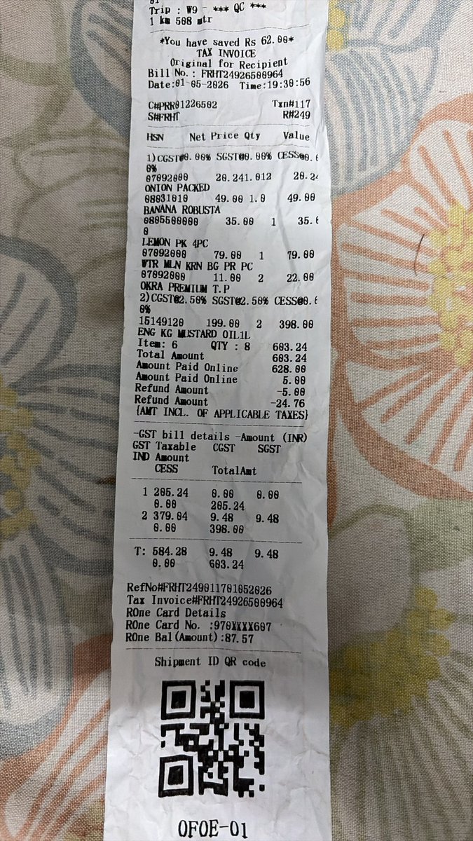 VKumar13074679's tweet photo. @JioMart_Support @JioMart @_MukeshAmbani  Worst services delivered by jio mart. Ordered two engine mustard oil &amp; lemon but they delivered one oil and rotten lemon. https://t.co/WuhclQUyab