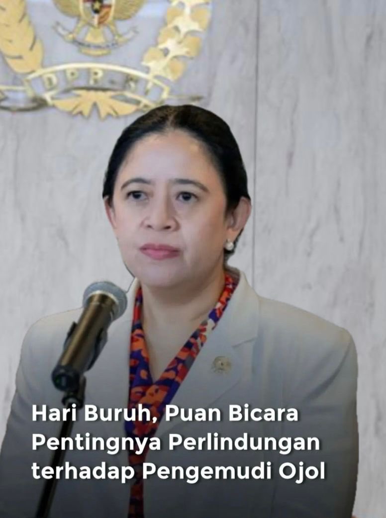 Permersatubgsa1's tweet image. Ketua DPR RI Puan Maharani mengajak seluruh pihak menjadi peringatan Hari Buruh Internasional 2026 sebagai momen untuk memastikan para pekerja di indonesia memperoleh hak, perlindungan, dan kesejahteraan yang layak. 

Sc : detikcom/ig

#hariburuh #detikcom #internasional