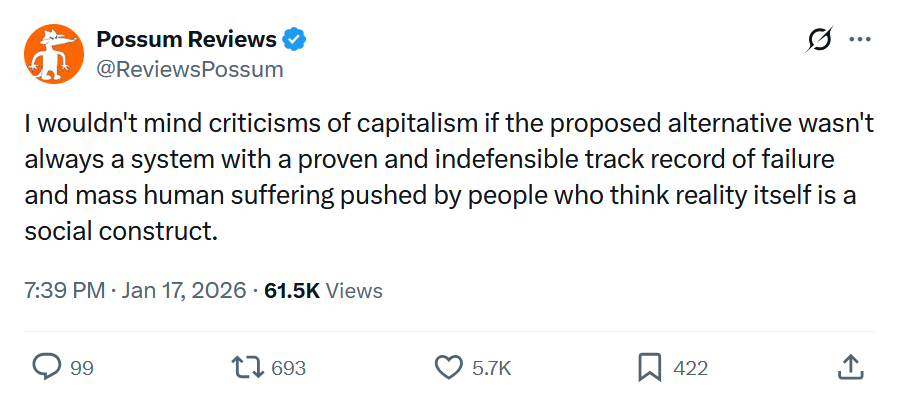 Possum Reviews tweet media
