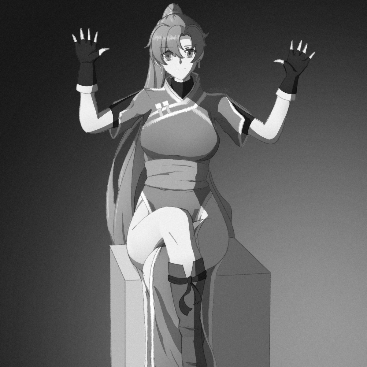 schwzr_'s tweet photo. Happy Lyn Month! 💚 I Have not drawn her since Feb but I'll try to draw a bunch of Lyn this month 🤞 https://t.co/YzX9QMOlui
