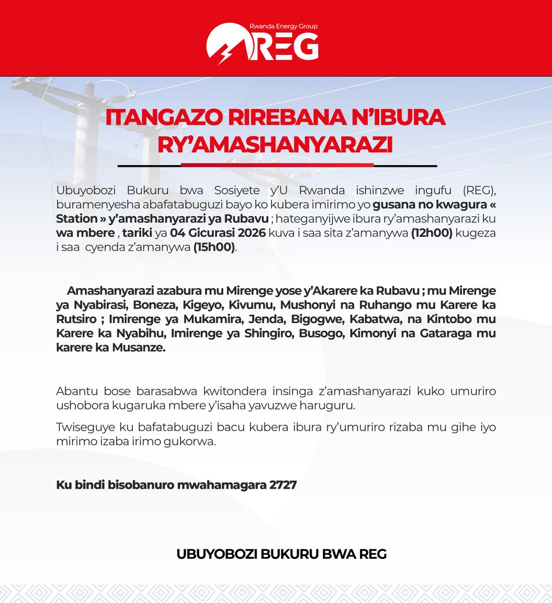 Rwanda Energy Group tweet media