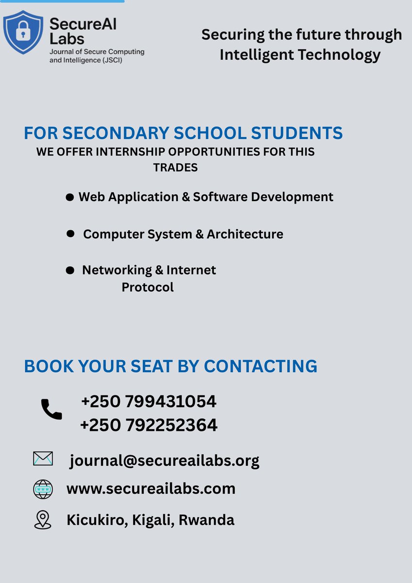 SecureaiLabsRwa's tweet photo. SecureAI Labs: where ideas become real solution https://t.co/FeWiL3WMAj