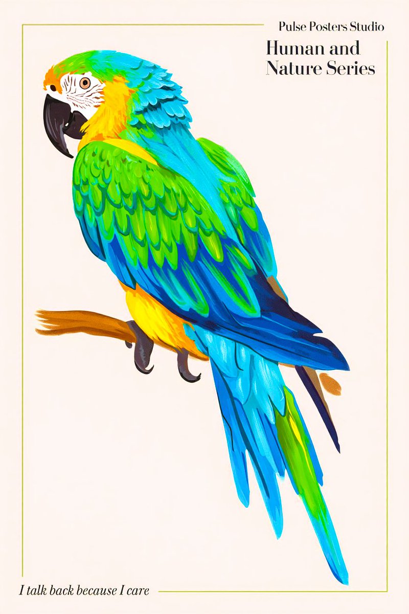 pulseposters's tweet photo. βI talk back because I care.βπ
#vintagePosters #NaturesArt #NatureWhispers https://t.co/H8NIqz3GFo