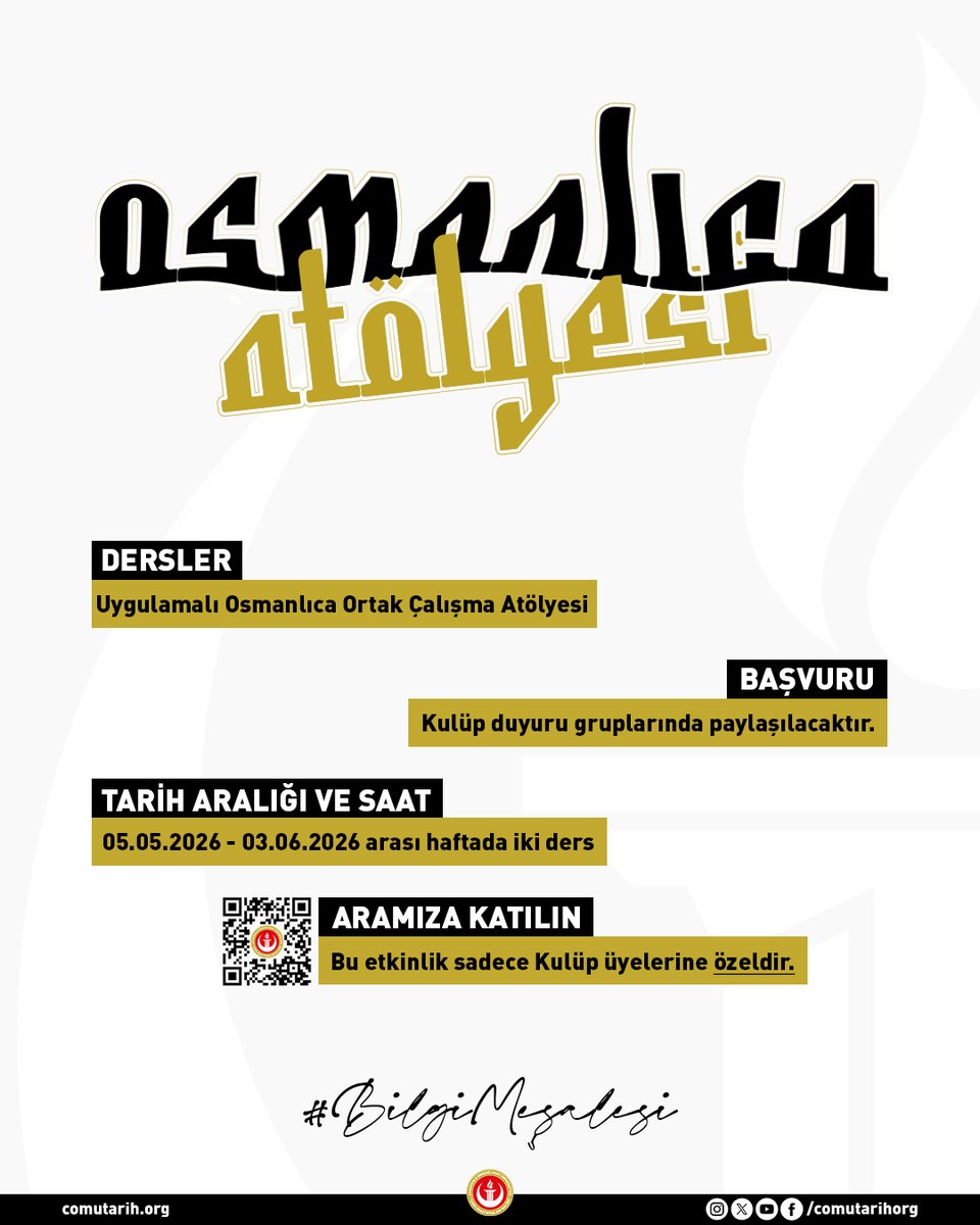 ÇOMÜ Tarih Araştırmaları Kulübü tweet media