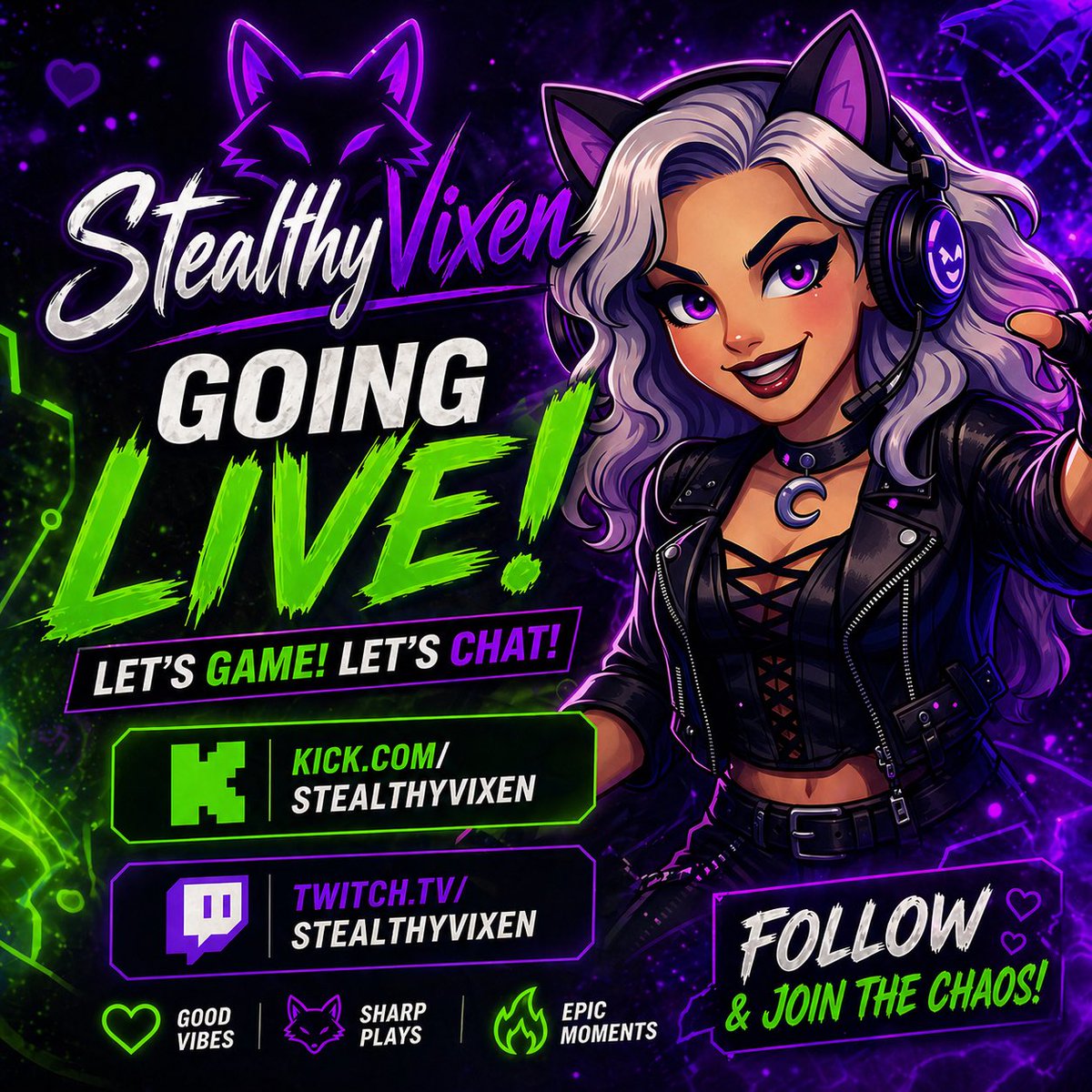 StealthyVixen's tweet image. SURPRISE! We are officially entering the multi game! With the help of @karebearxp  and @DankestDad710 we will be live tonight on Twitch and Kick! Join me tonight 6pmCST for double the chaos! #smallstreamer #smallcontentcreator