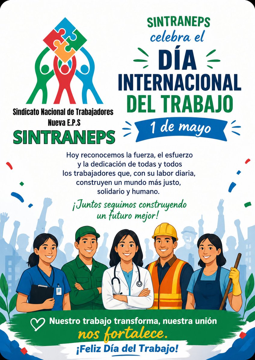 Sintraneps1412's tweet photo. Hoy, en el Día del Trabajo, desde SINTRANEPS reafirmamos que los derechos no se mendigan: ¡se conquistan! Seguimos en pie de lucha contra la precarización, la injusticia y el abuso. Por trabajo digno, estabilidad y respeto, la organización es nuestra fuerza. ✊ https://t.co/mxSmCZEHfU