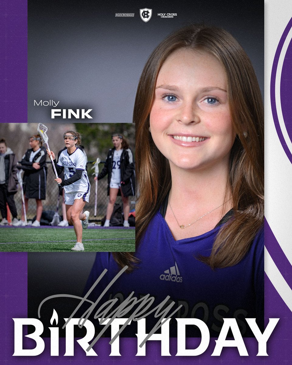 HCrossWLAX's tweet photo. Wishing a Happy Birthday to Molly Fink! 🥳🎂

#GoCrossGo https://t.co/3ozNGKj5w3