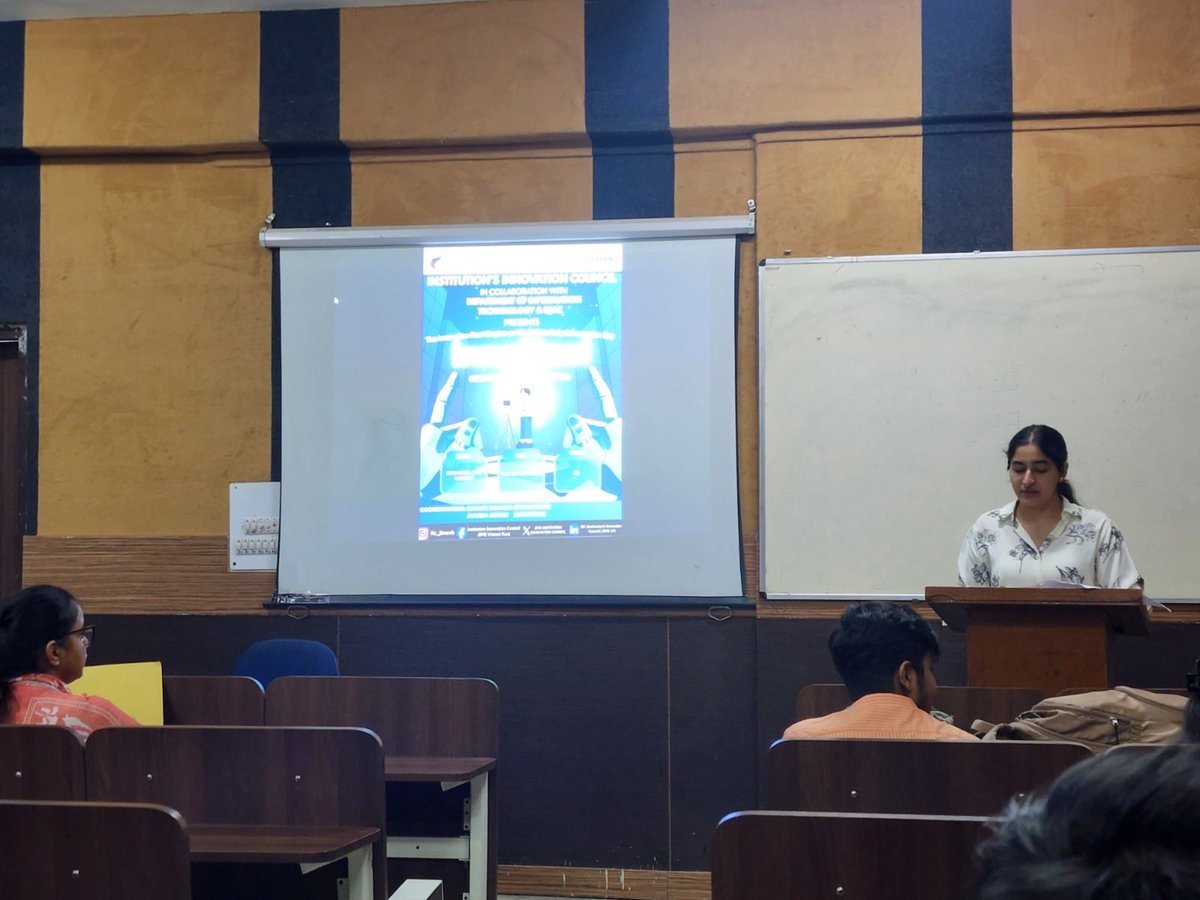 CouncilJims's tweet photo. 🎬✨ INNOREEL 2026 ✨ A celebration of creativity &amp; innovation through reels💡
Organized by IIC &amp; IQAC . The event showcased impactful visual stories from animations to real life concepts highlighting originality and talent. 
Kudos to all participants &amp; team
#IIC #JIMSVK #IQAC https://t.co/Xi7Cx91wS3