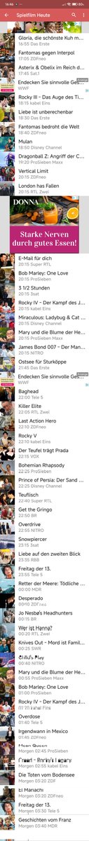 Babsi58089's tweet image. #TV #Spielfilme #heute Freitag