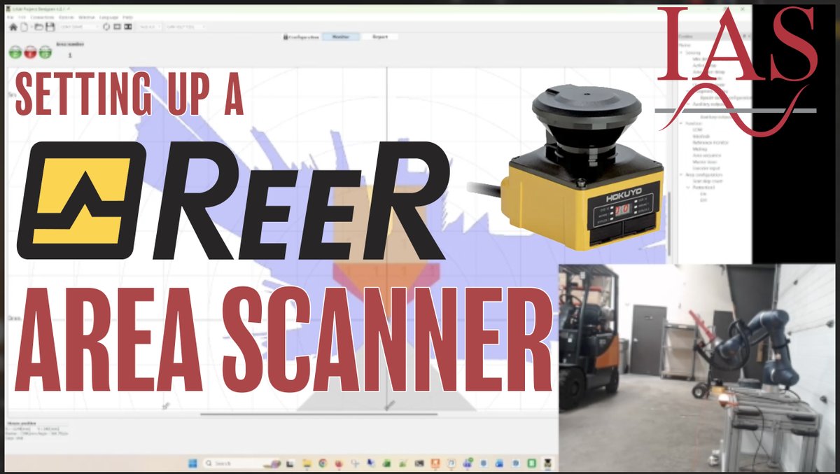 We got our hands on a ReeR Safety area scanner and put it through its paces, and we wanted to share with you just how well it works. With 270 degrees of area to create a safety zone - you are spanning your whole zone with just a single unit. youtu.be/RWD--kBhOkA?si…
