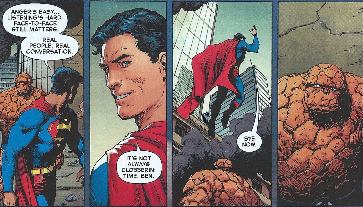elsalonrojo's tweet image. Not always clobberin' time.
#Superman