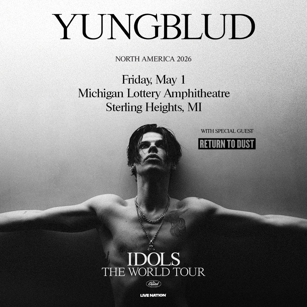 MILotteryAmp's tweet photo. Starting things strong with @yungblud at @MILotteryAmp tonight!! ❤️‍🔥

🚗 Parking - 4:30
🚪Doors - 6:30
🎶Music - 8:00
ℹ️ Info &amp; Policies - https://t.co/k2NDtYAcyJ https://t.co/ipnLiSyDyu