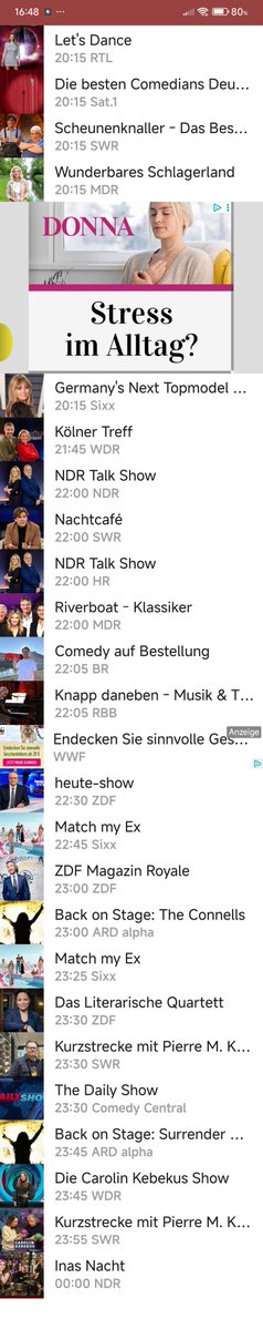 Babsi58089's tweet image. #TV Shows heute Freitag