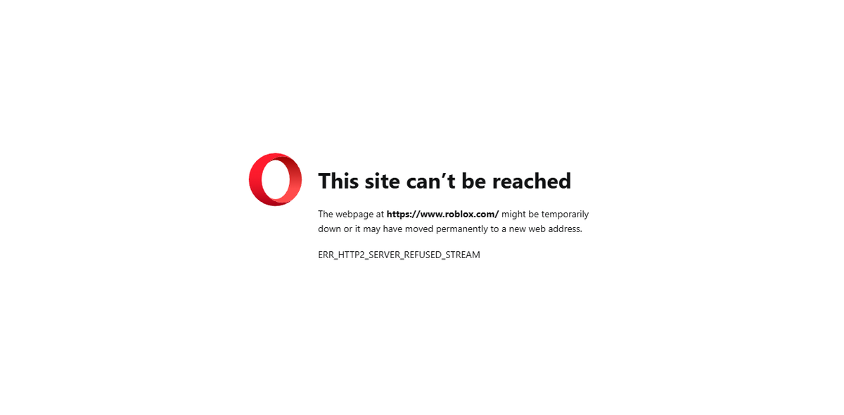 DevKobeRBLX's tweet photo. Roblox is Down?

#Roblox #RobloxDown #Opera #fyp #foryou https://t.co/j5CAGZx9pi