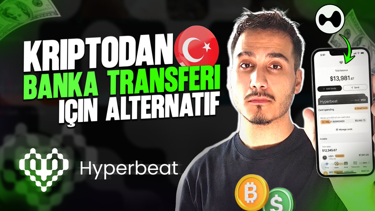 CryptoLordYT's tweet photo. Binance, OKX gibi borsaların banka blokeleri ile uğraşmadan direkt DeFi'den Türk bankasına para çekmek artık mümkün desem inanır mısınız?

#HyperLiquid ekosisteminin yeni projesi @Hyperbeat ile tanışın!

🔥 Hyperbeat: https://t.co/GA6jyJ8wlK
Kayıt Kodu: LORD

👉 İnceleme videomu izleyin: https://t.co/jhfcepfFgU