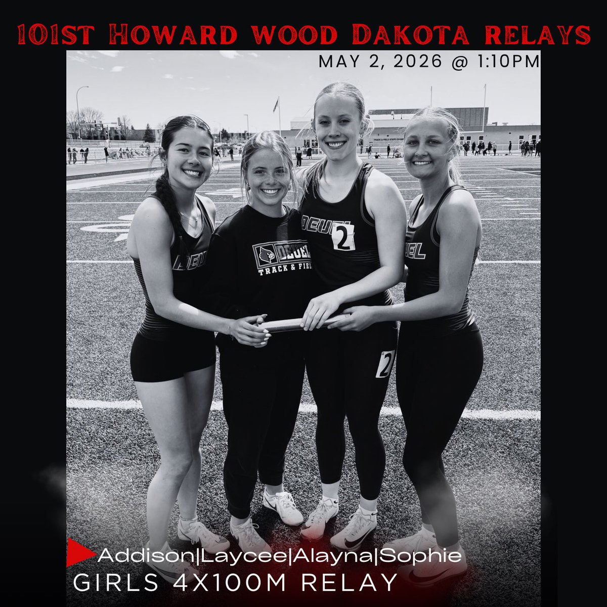 DeuelField's tweet photo. Howard Wood / Dakota Relays #SprintRelays https://t.co/QBCYA9wILY
