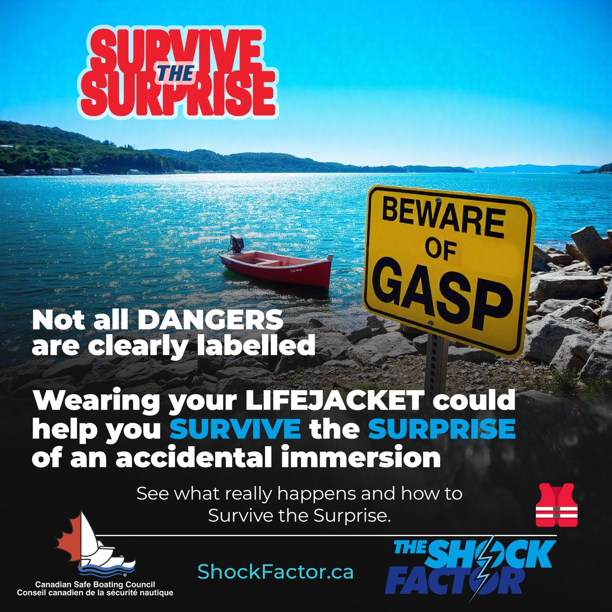 csbc_bt_tips's tweet photo. Not all dangers are labelled. Before you head out for a Spring boating adventure, ask yourself: if I fell in, would I gasp in surprise? And would I be wearing my #lifejacket when it happened?
Visit https://t.co/eFIACCDRsP to learn more about #ColdWaterAwareness https://t.co/ckJBmZ1PUk