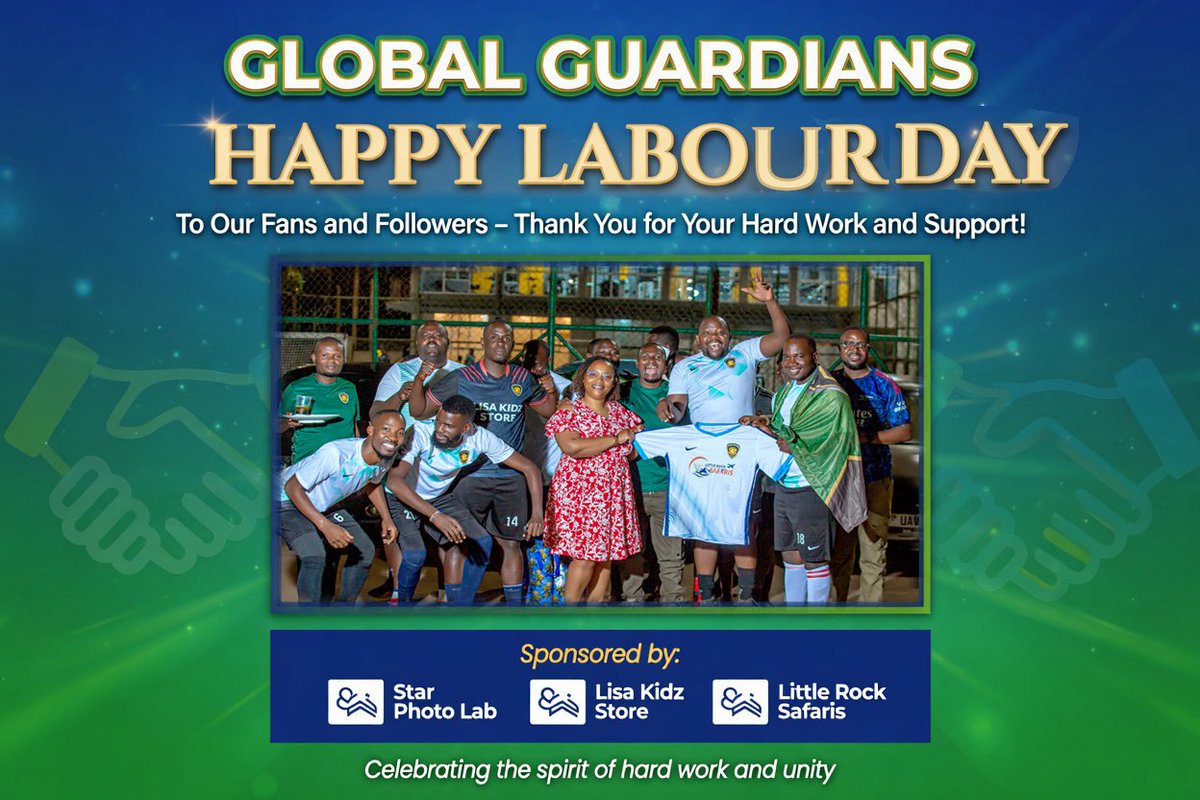 GlobalGuardia's tweet photo. As footballers at Global Guardians, labour day emphasizes fair pay, safe working conditions, and the need for strong representation of workers and Compnay. We join hands with others in celebrating labour’s day https://t.co/zV9hprOCIr