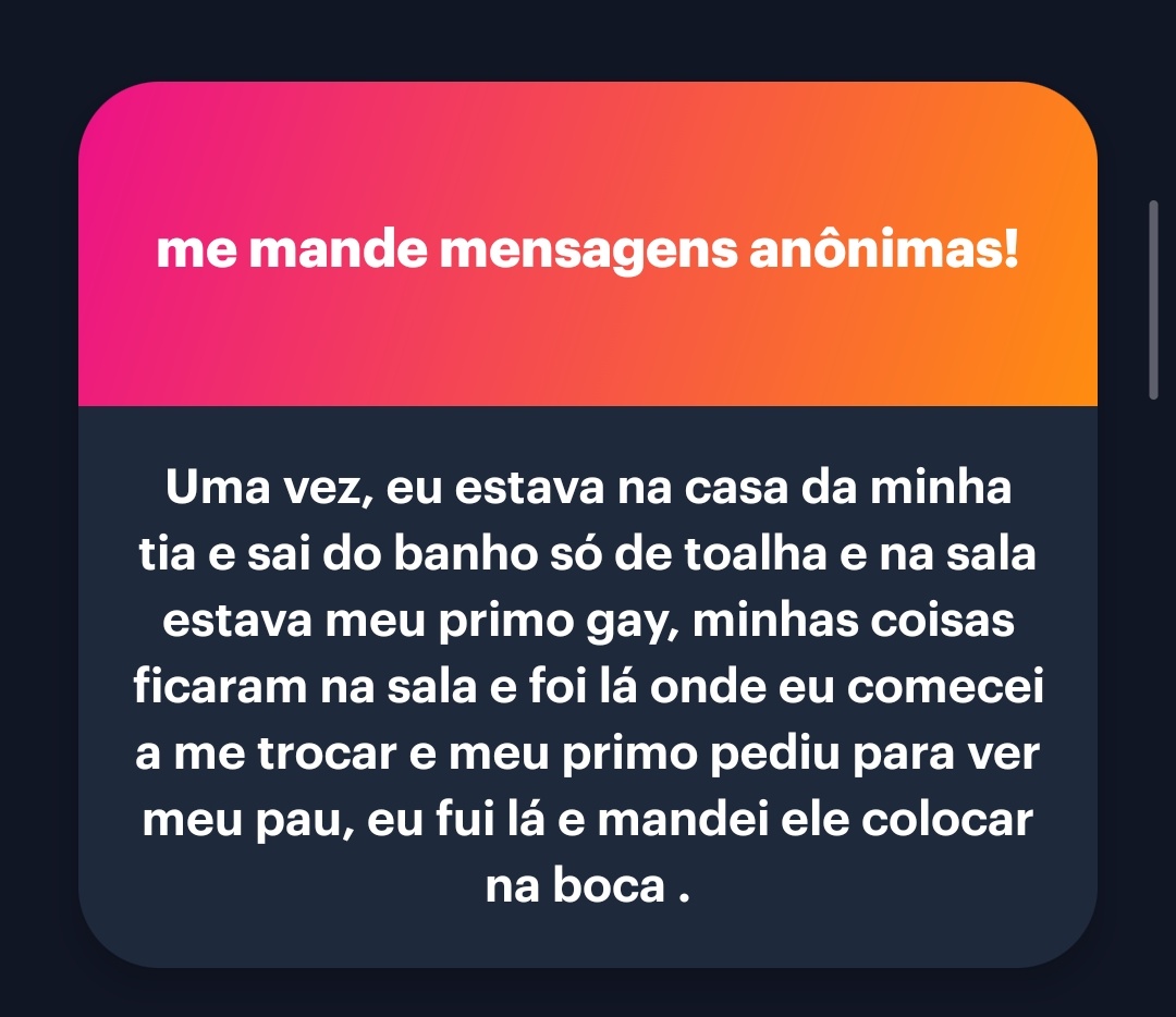 Relatos de um perv tweet media