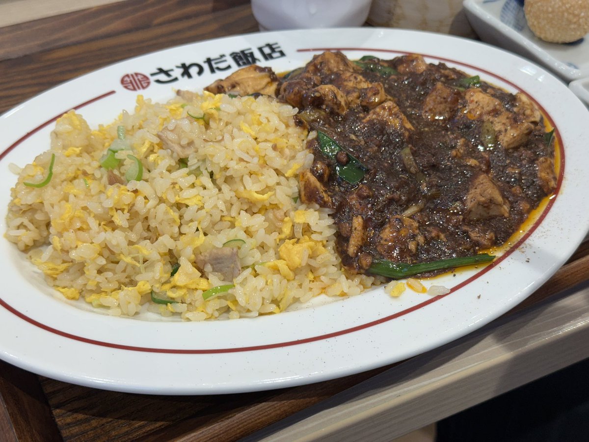 ららぽフードコート新王者の誕生です。妻も一番美味しいと認定してました。
#さわだ飯店　#ららぽーと豊洲