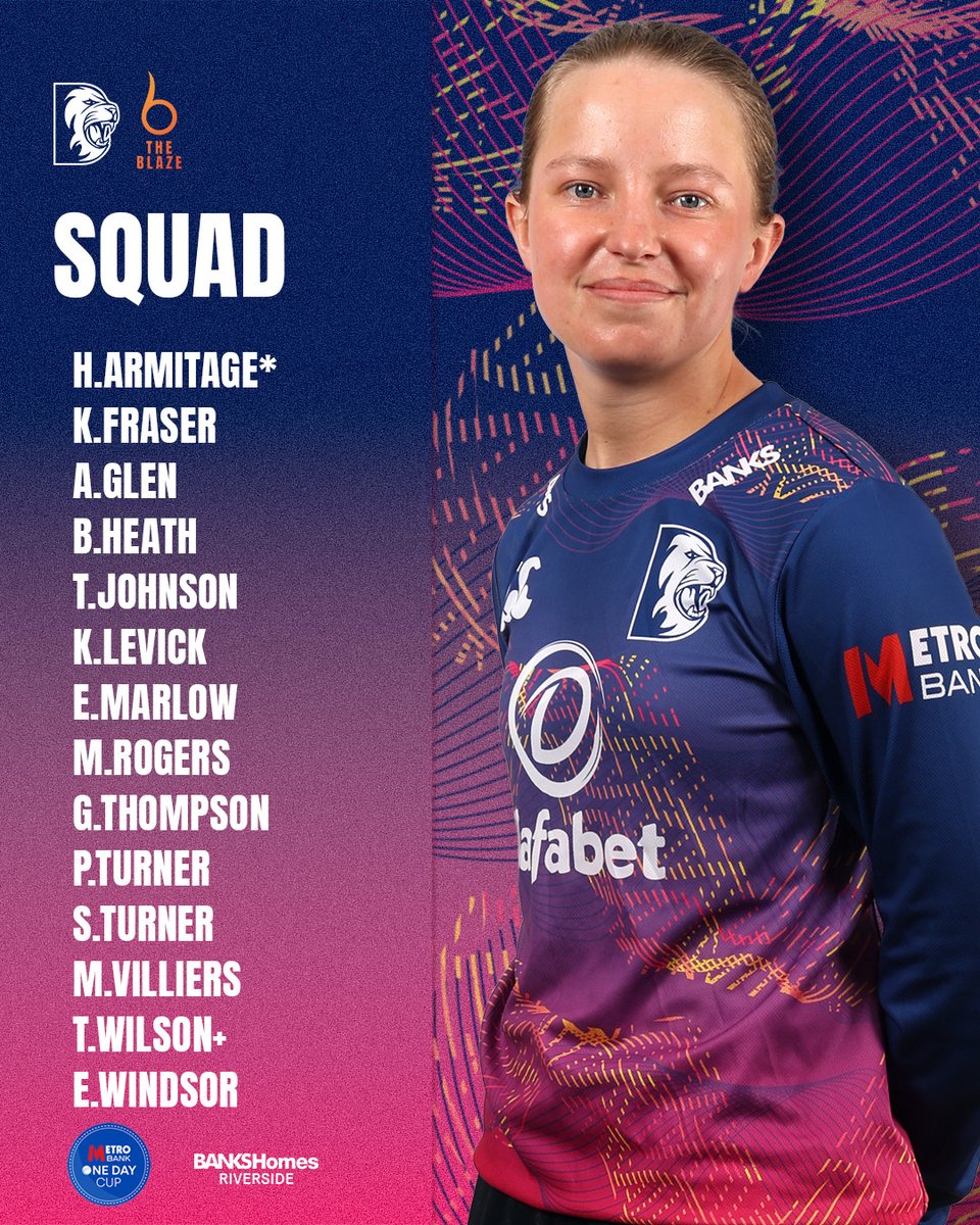 DurhamWomen_'s tweet image. Back at home in CLS. 🏡

Dani Hazell has named a squad of 14 as Durham return to Banks Homes Riverside in the @onedaycup.

👉 loom.ly/yEyTE1A

#ForTheNorth