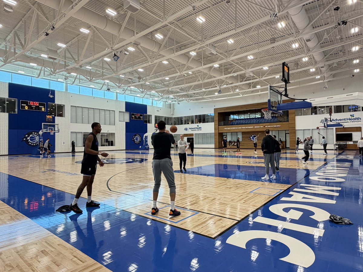 therealBeede's tweet image. The #Magic have wrapped up shootaround ahead of tonight’s Game 6 against the Pistons. Updates to follow.