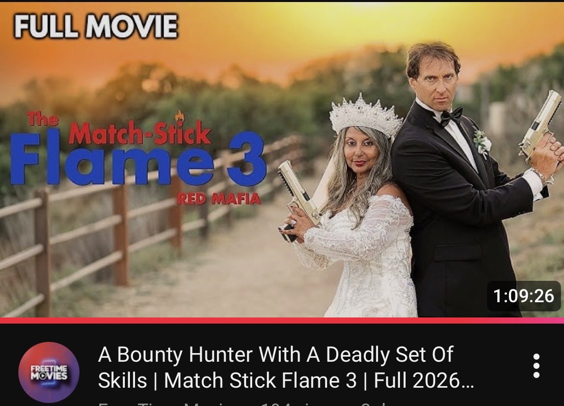 msflame22's tweet image. “The Match-Stick Flame 3: Red Mafia” Now on YouTube (Freetime Movies) m.youtube.com/watch?v=VVzJ7c… Also available on #AmazonPrimeVideo #fawesometv #plex