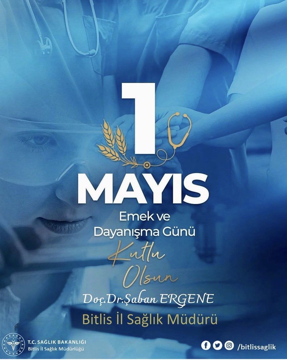 mutkidh's tweet photo. Sağlık personelimiz başta olmak üzere, emeğiyle hayatın her alanına değer katan tüm çalışanlarımızın #1Mayıs #EmekVeDayanışmaGünü kutlu olsun. https://t.co/JmLVQR6R1k