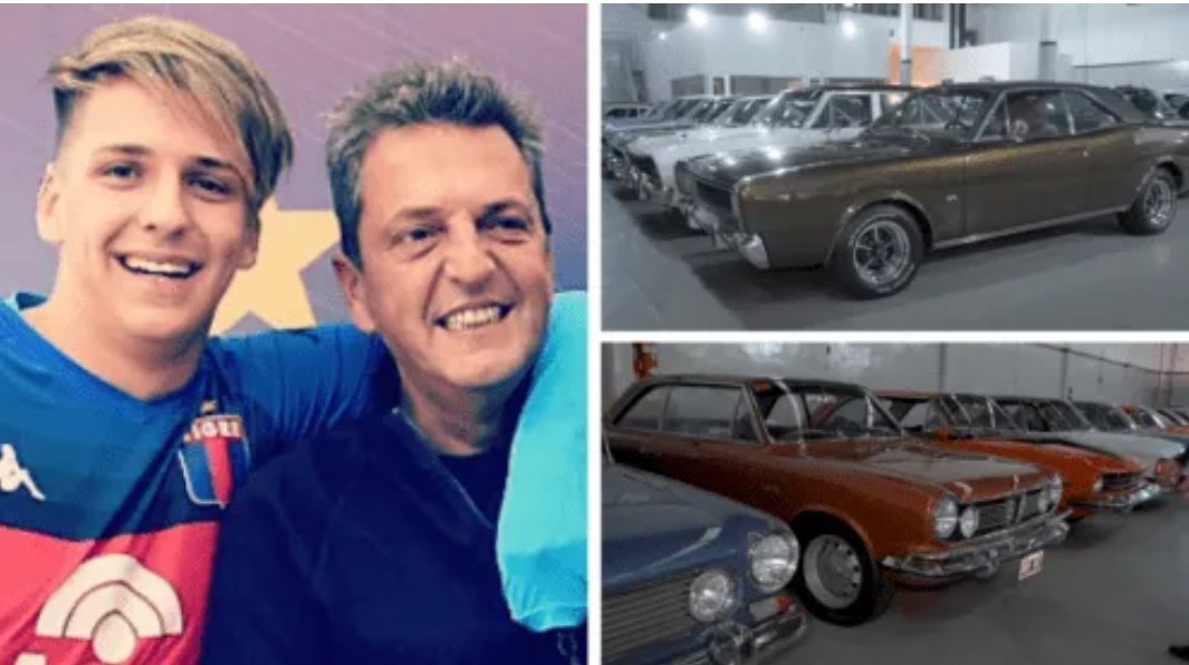 El hijo del exministro de Economía generó controversia debido a un video viral que muestra un galpón lleno de autos atribuidos a él. Mientras, se cuestiona la procedencia de su patrimonio.
Ah! Pero Adorni !! 
Nadie lo investiga?!