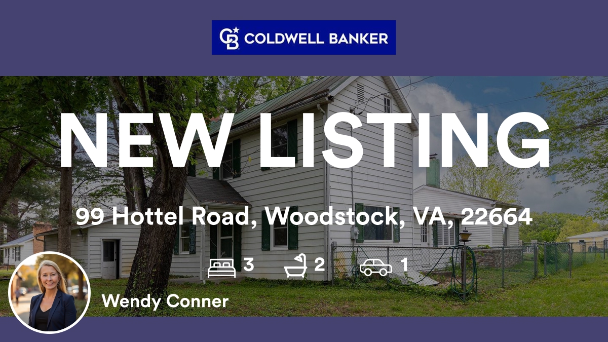 wendysconner's tweet photo. 🛌 3 🛀 2 🚘 1
📍 99 Hottel Road, Woodstock, VA, 22664

My latest listing on RateMyAgent.
Associate Broker/REALTOR 0225047999

...
#ratemyagent #realestate https://t.co/grY6shMh0o