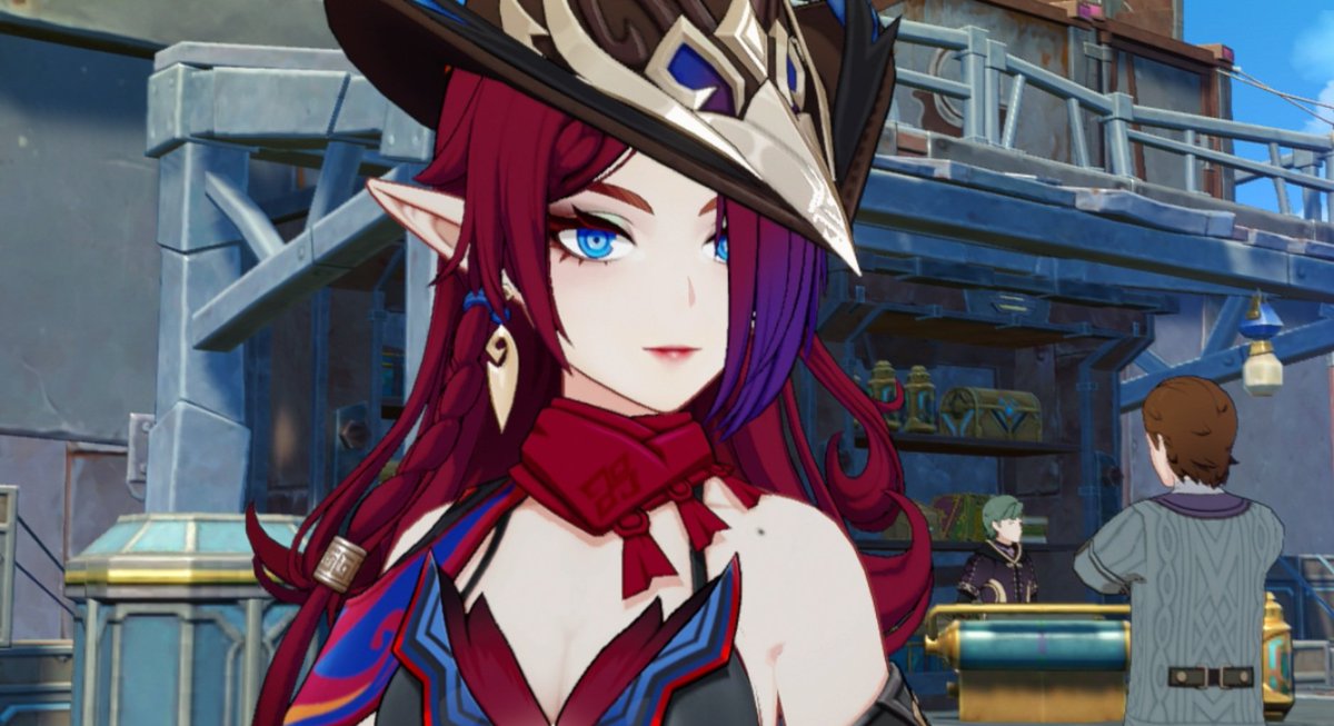 TheSealy's tweet image. I didn't expect to see so many people here... (There was also Diluc and Varka hehe) 
#Chasca #Citlali #Alice #nicole #genshin