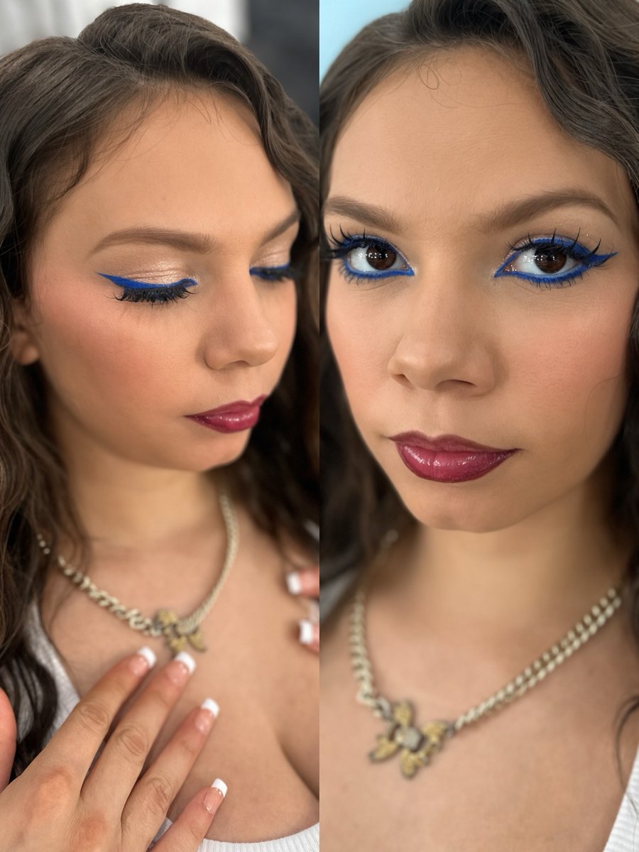 xeuphoriadaily's tweet image. BB's makeup in episode 3 of Euphoria s3.