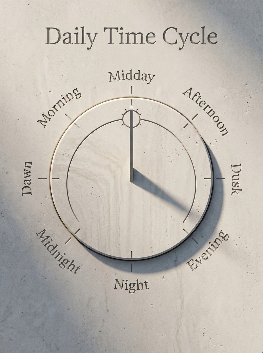 Daily time phases.