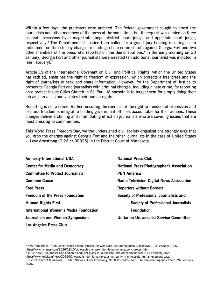 Freedom of the Press Foundation tweet media