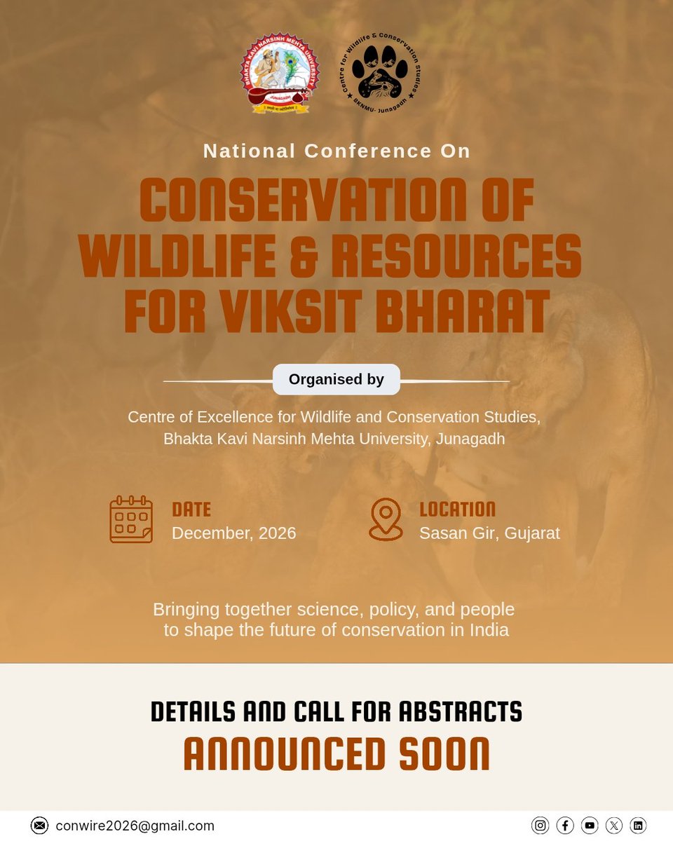Center for Wildlife & Conservation Studies tweet media