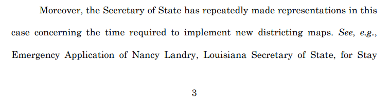 bykatiebuehler's tweet image. 2. The Black voters who defended Louisiana's map containing two majority-Black voting districts oppose Callais' request and, instead, ask #SCOTUS to delay issuing its formal opinion and judgment (keeping the map on the books) until after midterms.
supremecourt.gov/DocketPDF/25/2…