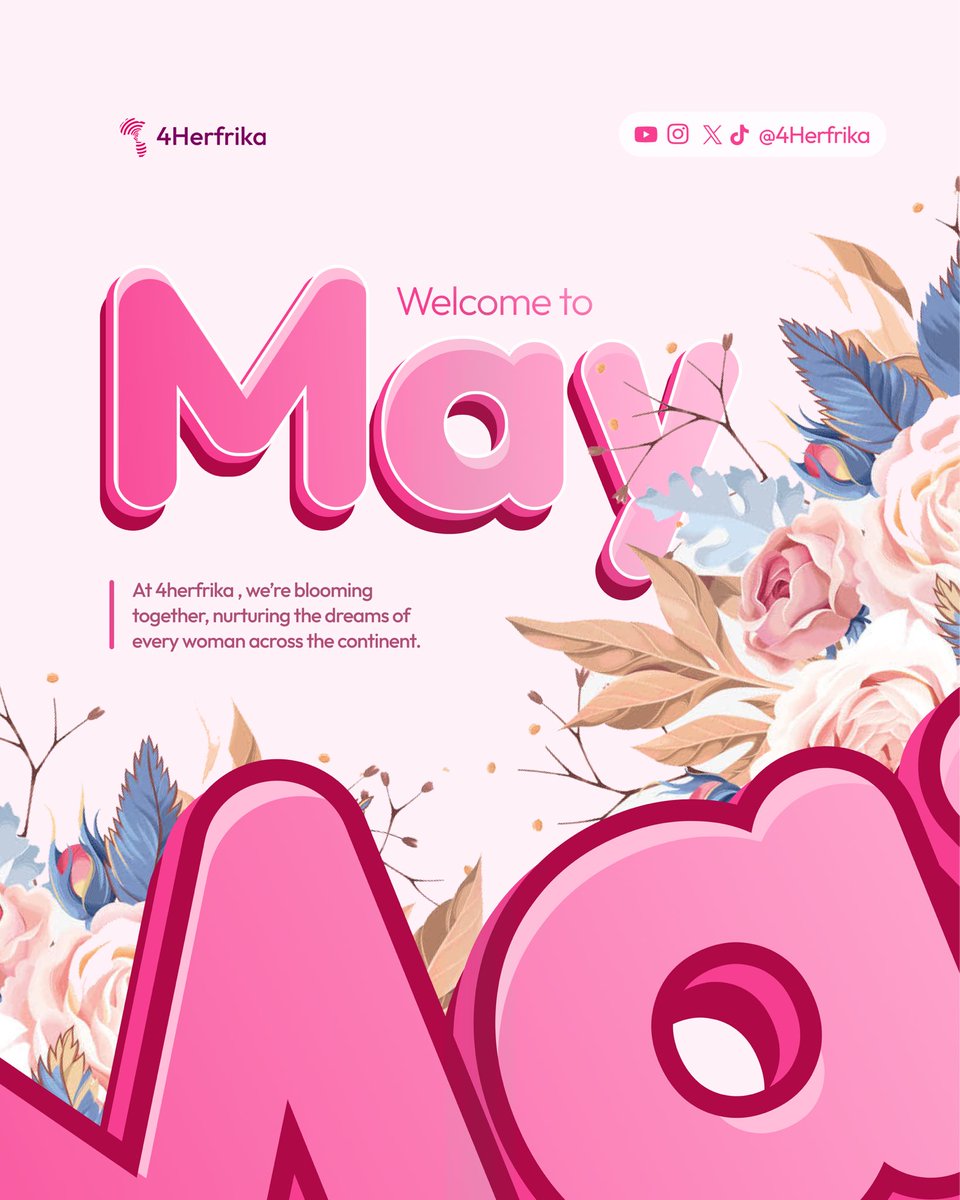 4HERFRIKA's tweet photo. Stepping into May with purpose, passion, and pretty energy 💕🌷

Happy New Month Divas ✨
#newmonth #may #4herfika #NewMonthVibes https://t.co/033VRqjnfE