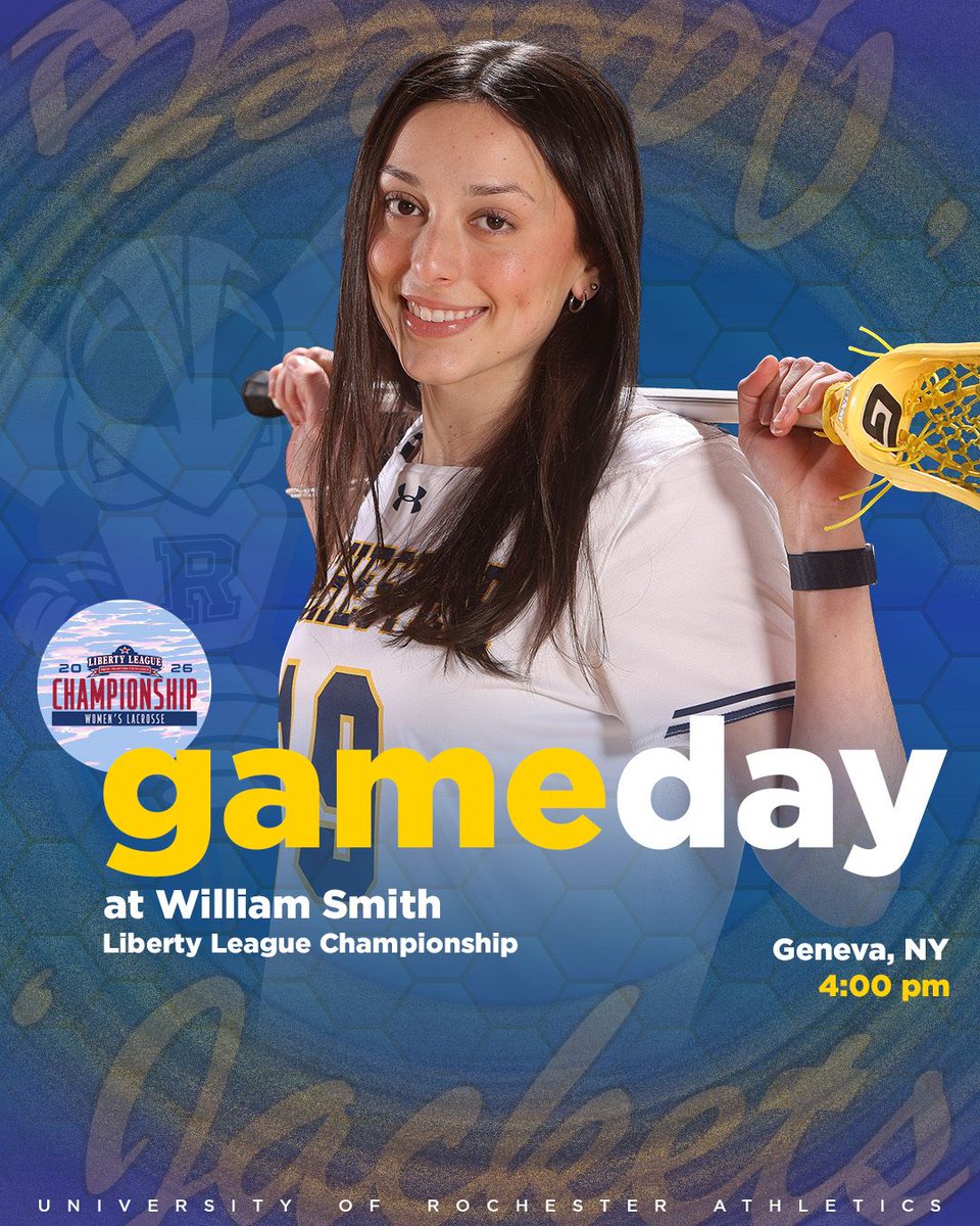 UofRathletics's tweet image. 🥍  IT'S GAMEDAY‼️ 🥍  

No. 4-seeded @urwlax hits the road to face the top-seeded Herons in the @llathletics Tournament Semifinals!!!!

🆚: #5 William Smith
⌚: 4:00 p.m.
📍: Geneva, NY
📊: buff.ly/WnHMphl
📺: buff.ly/focVSMA

#GoJackets