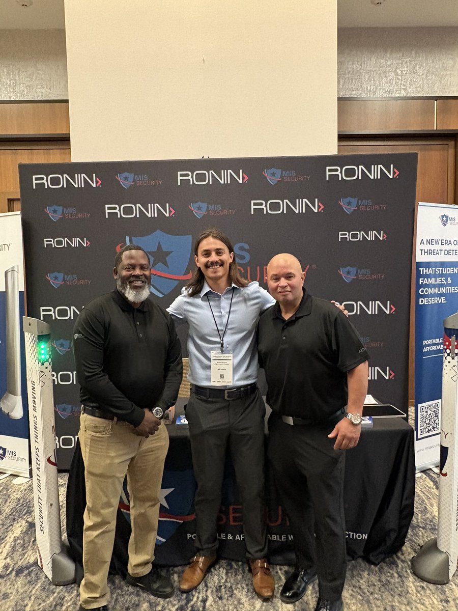 MISSecurity_usa's tweet photo. We are honored to have been part of the National Student Safety & Security Conference in Orlando this week. It was a privilege to sit beside the professionals who show up every day, often without recognition, to keep students safe. A special thanks to NSSSC for organizing an event where real conversations and real solutions come together. 

If we didn't get a chance to connect in person, we’d love to share how MIS Security and our portable RONIN bollards are setting new standards in threat detection and perimeter safety. 

✉️sales@missecurity.com
🌐https://t.co/A3eFcS2rOD